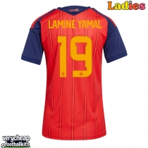 Spain Lamine Yamal #19 Replica Home Shirt Ladies World Cup 2026 Short Sleeve